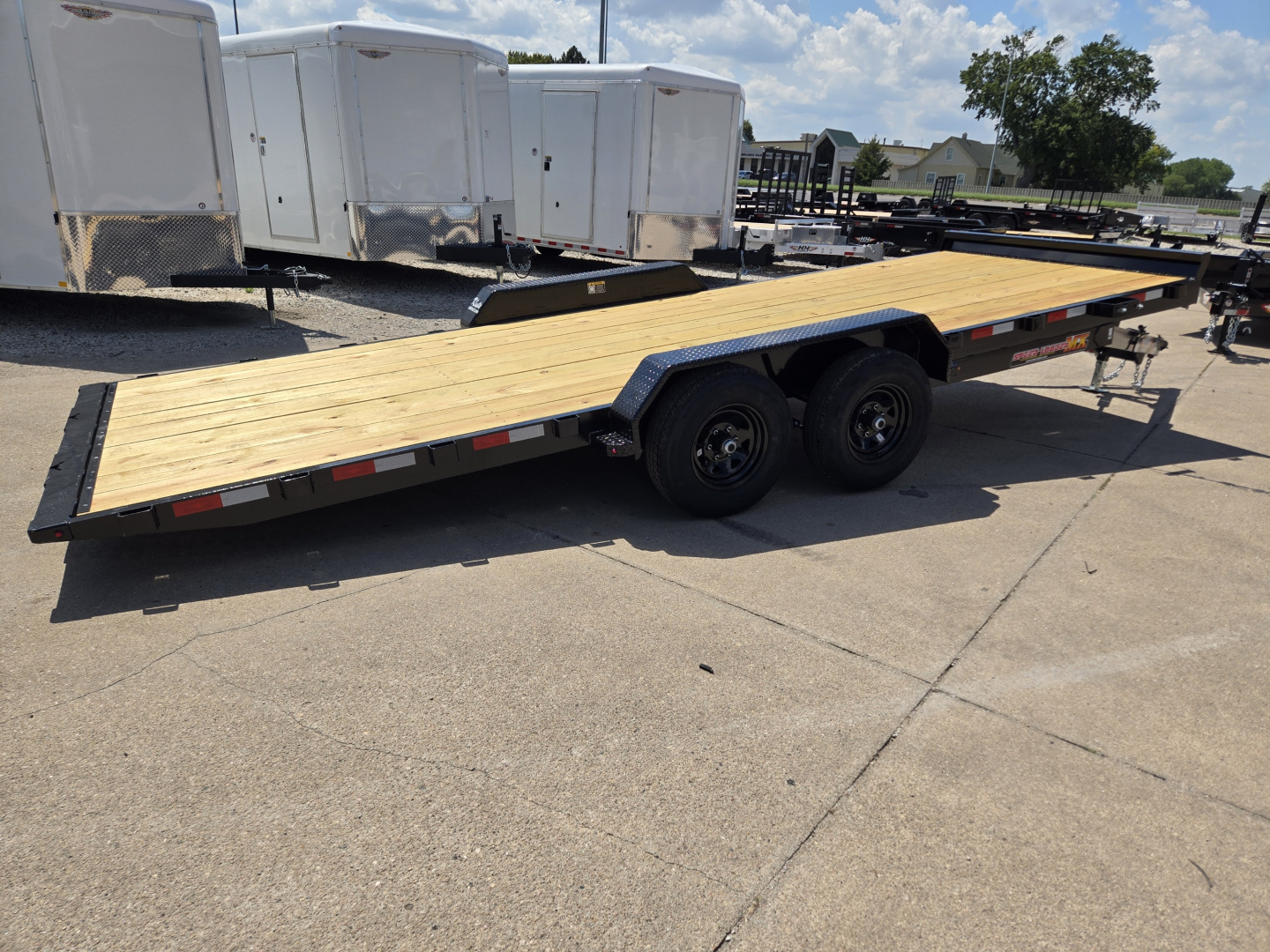 New 2026 H&H Trailers 82x20 Manual Tilt Speed Loader 10K Equipment Trailer