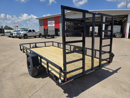 New 2026 H&H Trailers 82x14 Rail Side 5K Utility Trailer