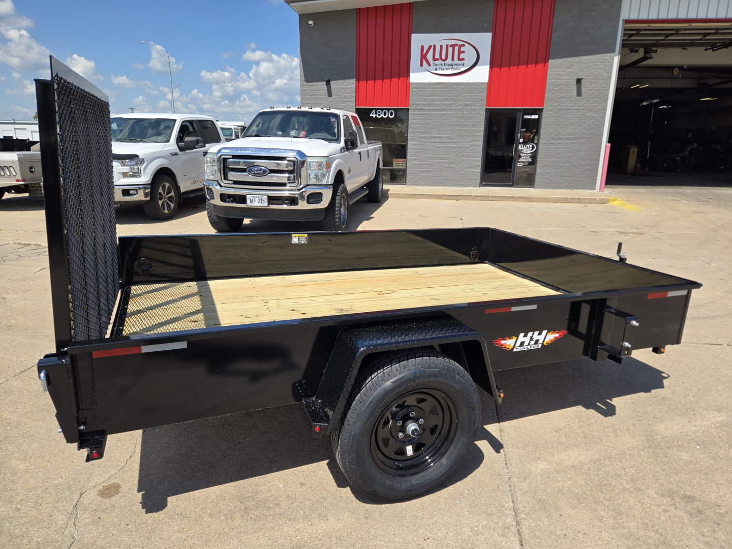 New 2026 H&H Trailers 76x10 Solid Side 3K Utility Trailer