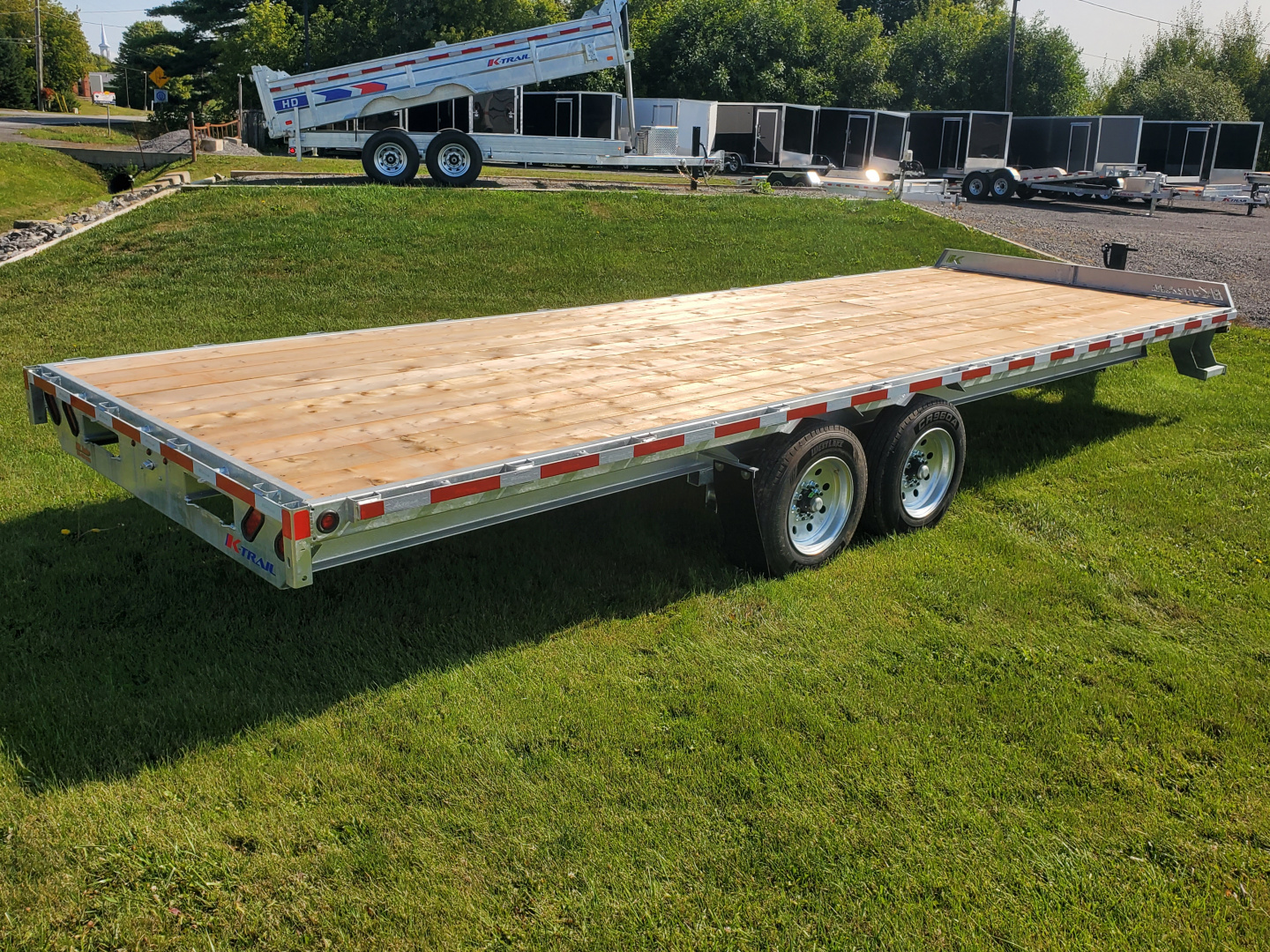 New 2026 K-Trail 24' 8.5 Ton Deckover Flatbed Trailer