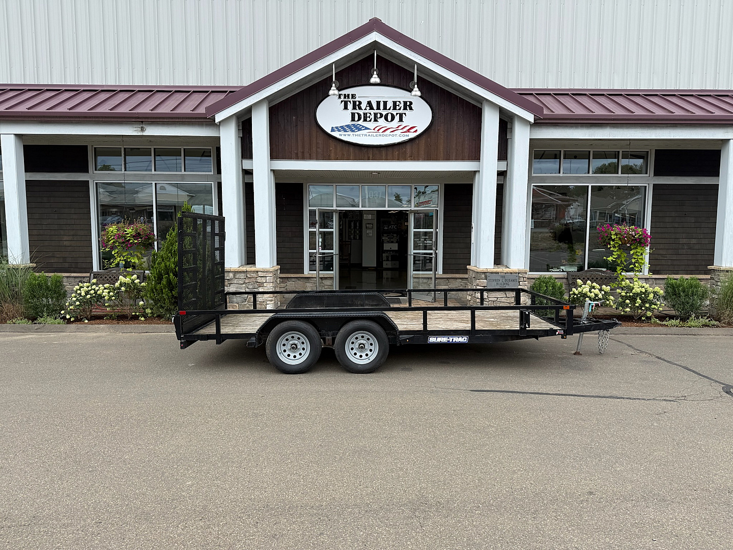 Used Sure-Trac 7′ X 16′ OPEN LANDSCAPE TRAILER 7K