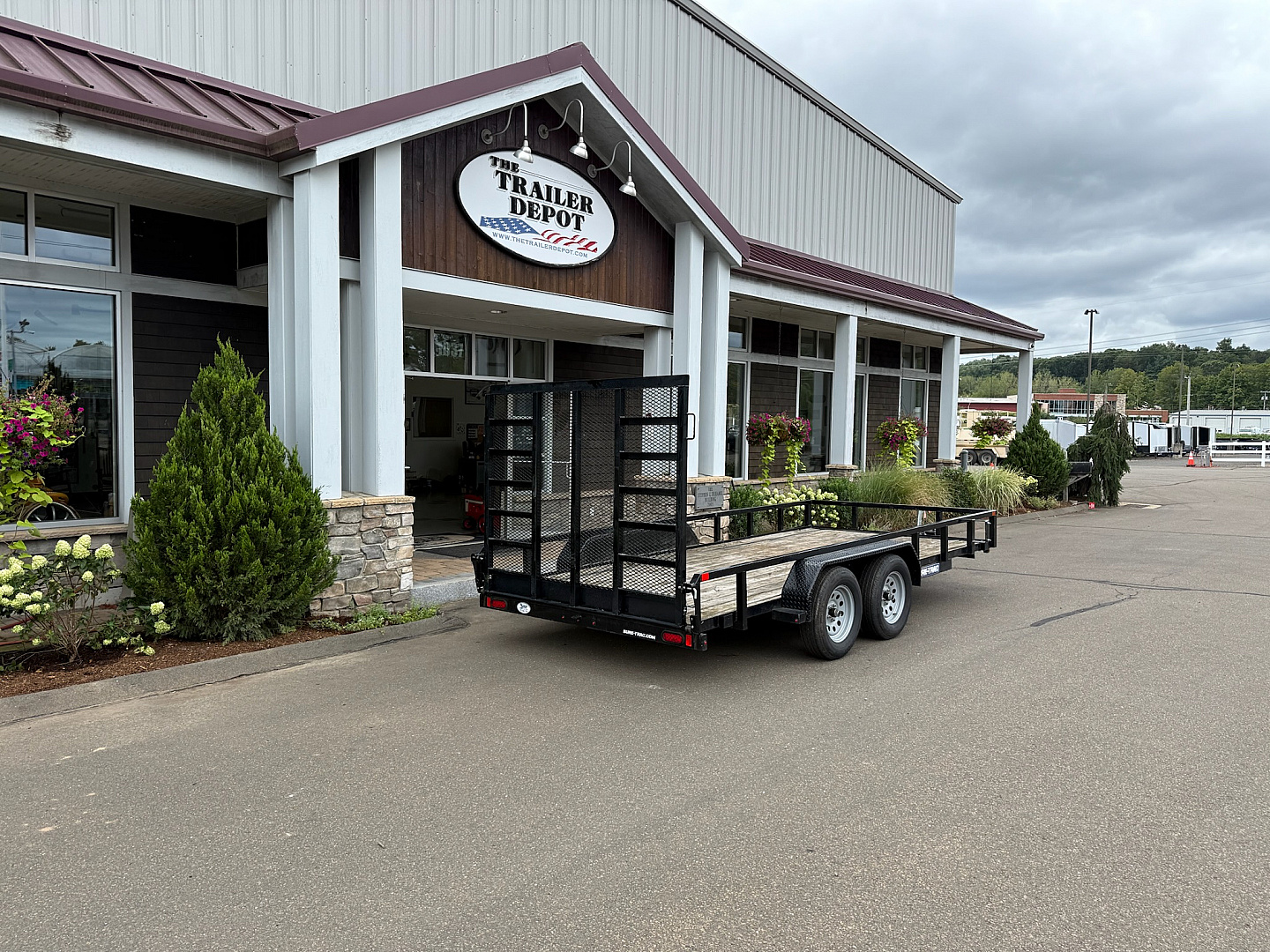 Used Sure-Trac 7′ X 16′ OPEN LANDSCAPE TRAILER 7K