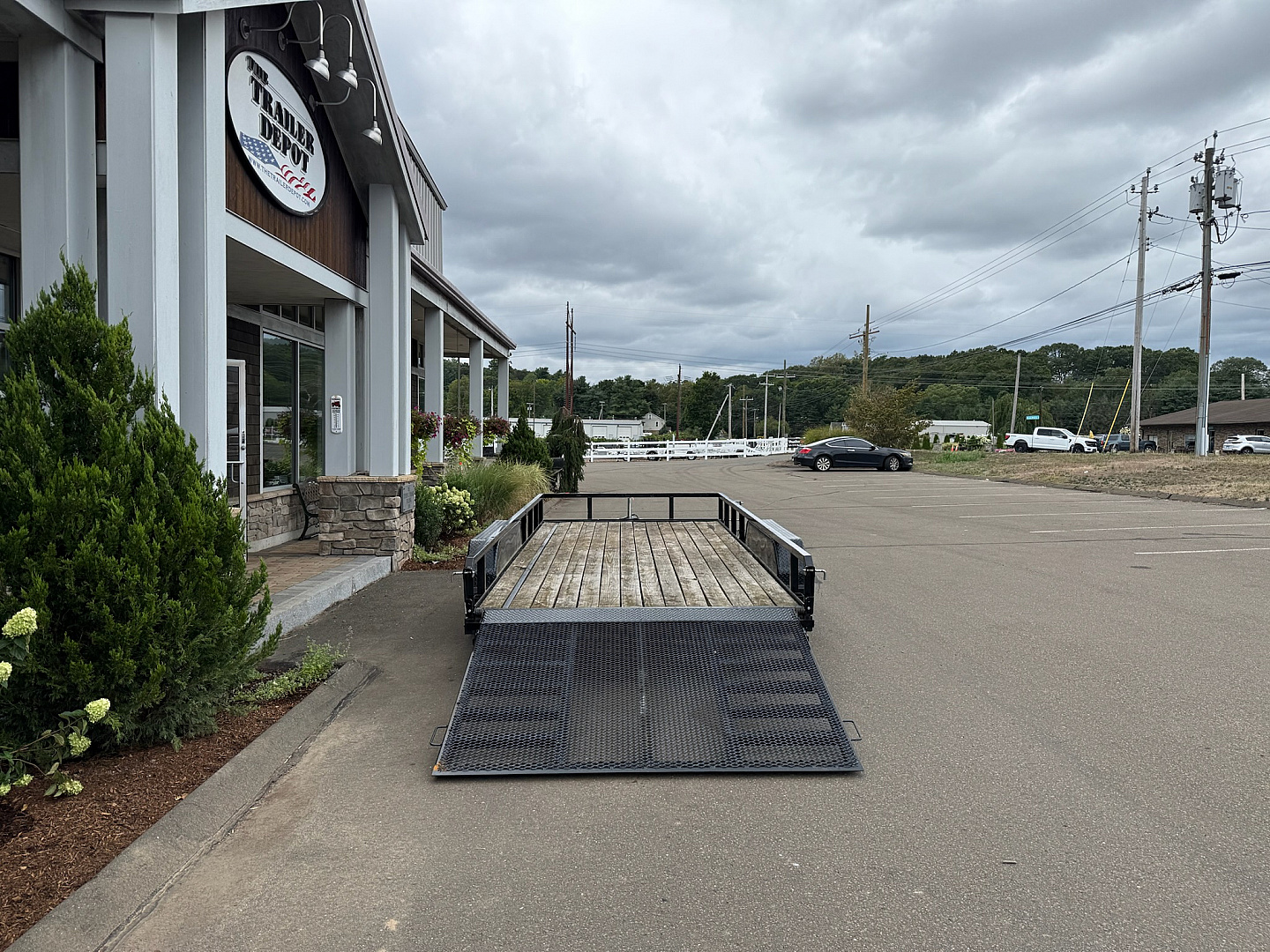 Used Sure-Trac 7′ X 16′ OPEN LANDSCAPE TRAILER 7K