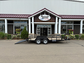 Used Sure-Trac 7′ X 16′ OPEN LANDSCAPE TRAILER 7K