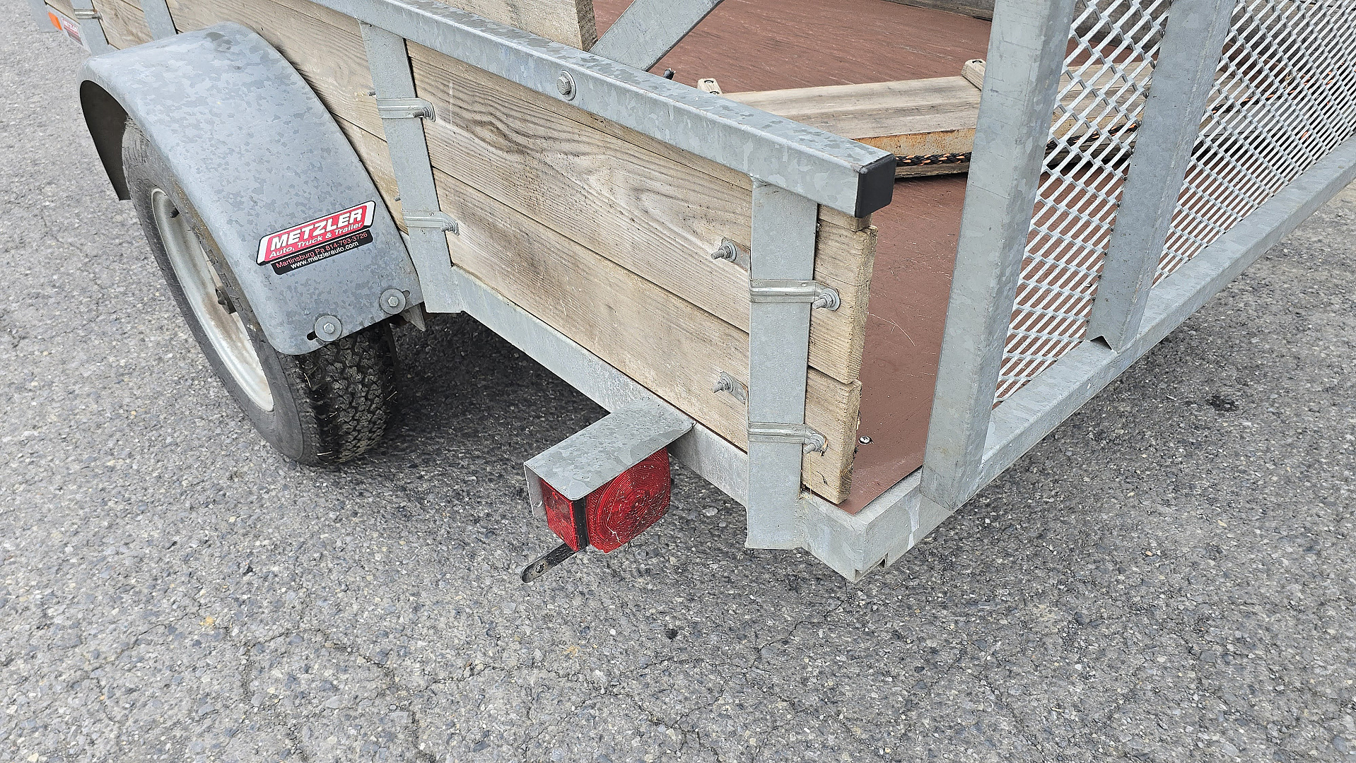 Used Load Rite Galvanized Utility Trailer / 5'x10' / 2999 GVWR