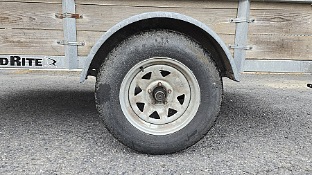 Used Load Rite Galvanized Utility Trailer / 5'x10' / 2999 GVWR
