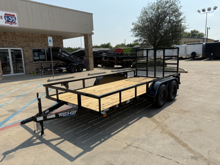 New 2026 Top Hat Trailers 14x77  LDX (No Brakes) Utility Trailer
