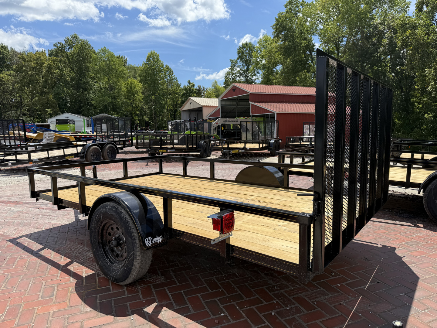 New 2025 P & T Trailers 6.4X12 AFG TUBE (SPRING ASSIST) Utility Trailer