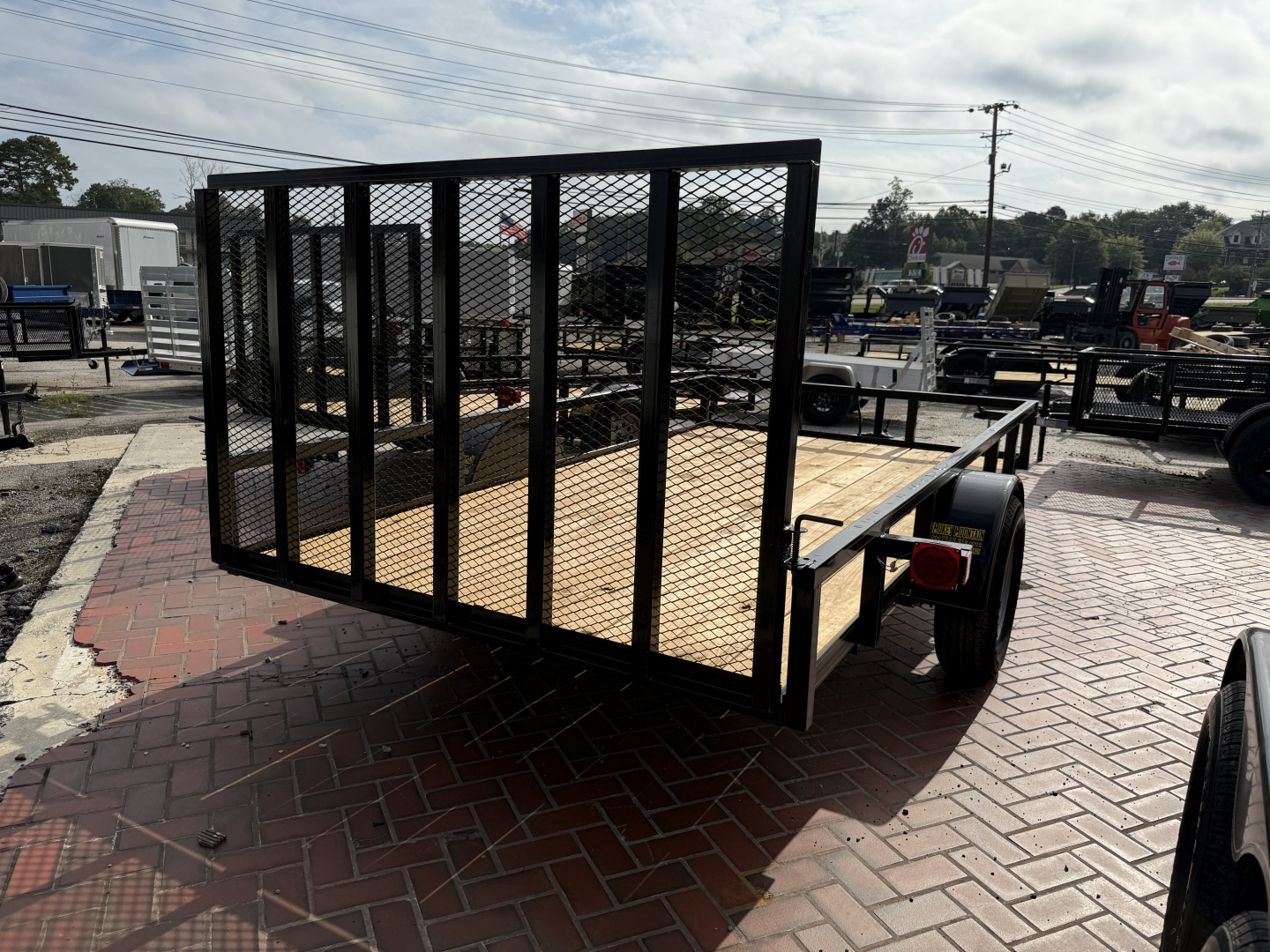 New 2025 P & T Trailers 6.4X12 AFG TUBE (SPRING ASSIST) Utility Trailer