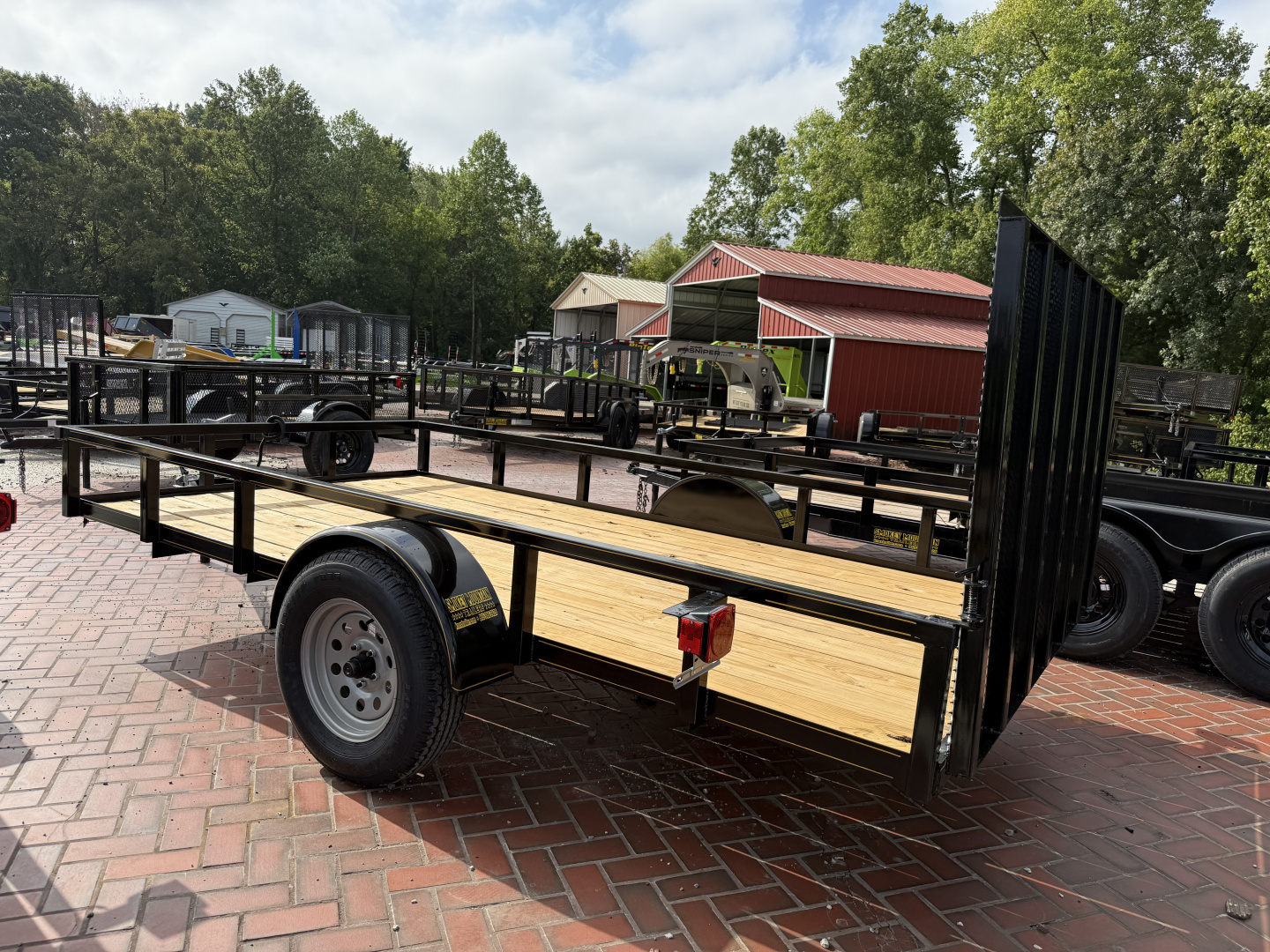 New 2025 P & T Trailers 6.4X12 AFG TUBE (SPRING ASSIST) Utility Trailer