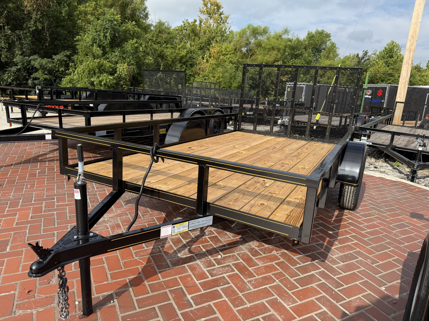 New 2025 P & T Trailers 6.4X12 AFG TUBE (SPRING ASSIST) Utility Trailer