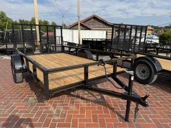 New 2025 P & T Trailers 6.4X12 AFG TUBE (SPRING ASSIST) Utility Trailer