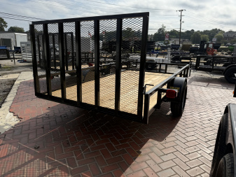 New 2025 P & T Trailers 6.4X12 AFG TUBE (SPRING ASSIST) Utility Trailer