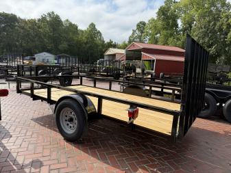 New 2025 P & T Trailers 6.4X12 AFG TUBE (SPRING ASSIST) Utility Trailer