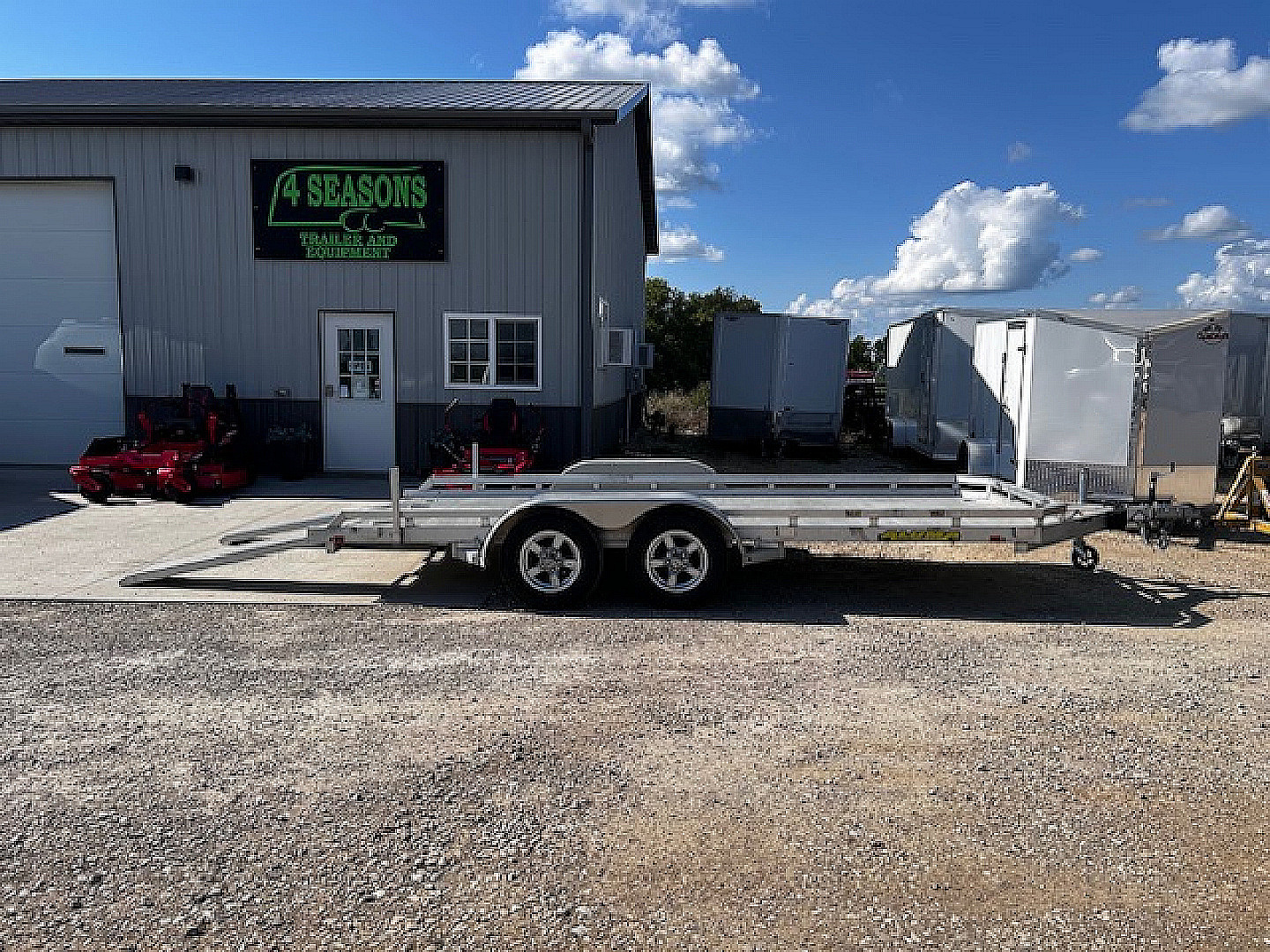 Used 2023 Aluma 78"X16' R ALUMINUM Utility Trailer
