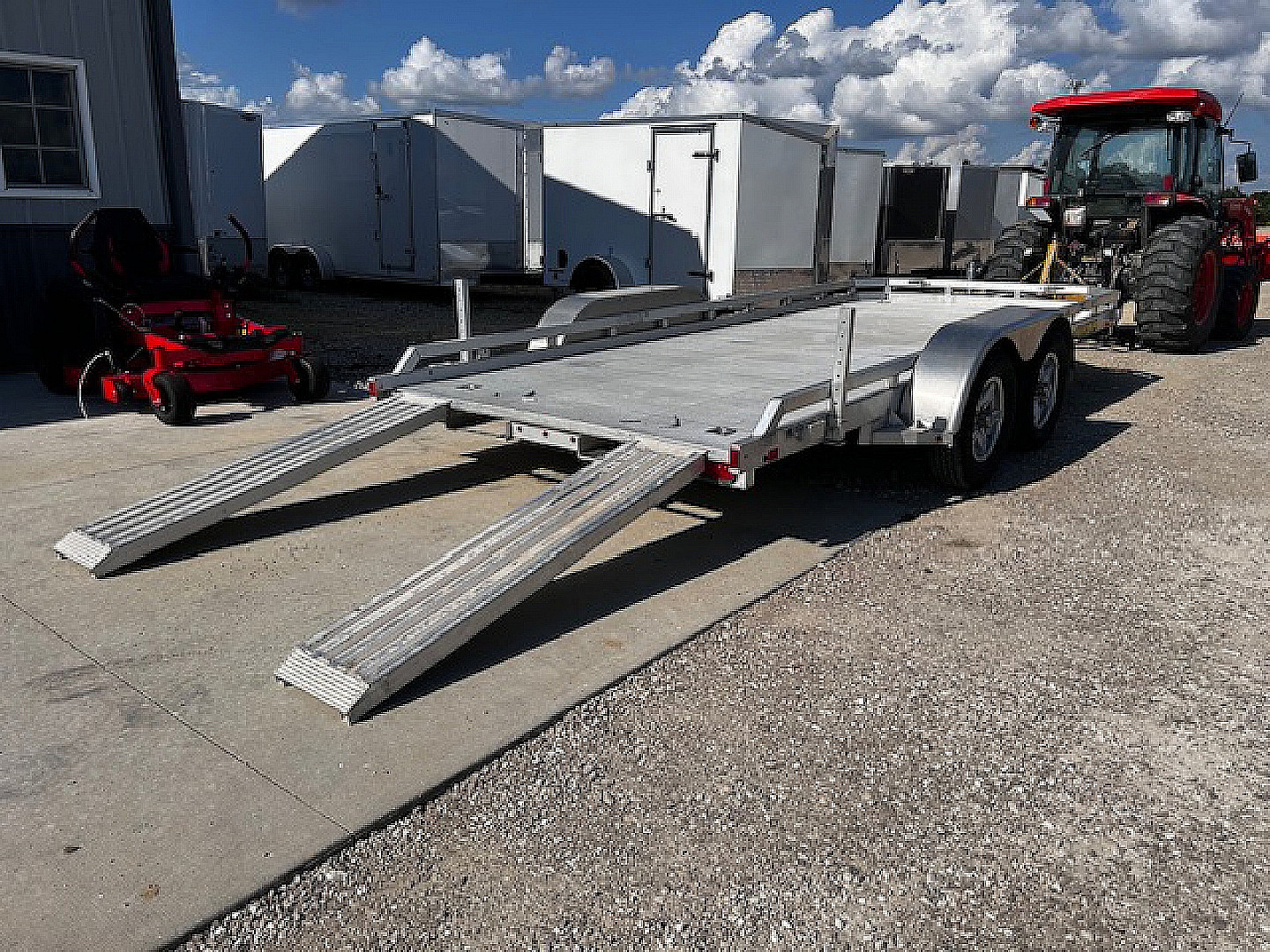 Used 2023 Aluma 78"X16' R ALUMINUM Utility Trailer