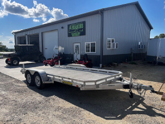 Used 2023 Aluma 78"X16' R ALUMINUM Utility Trailer