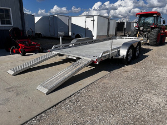 Used 2023 Aluma 78"X16' R ALUMINUM Utility Trailer