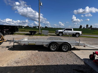 Used 2023 Aluma 78"X16' R ALUMINUM Utility Trailer