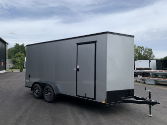 New 2025 Pace American 7X16 +2ft V-nose / Blackout Package/ 7' interior - 7000GVW