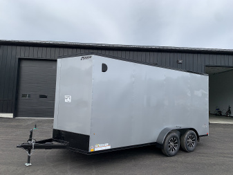 New 2025 Pace American 7X16 +2ft V-nose / Blackout Package/ 7' interior - 7000GVW