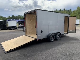 New 2025 Pace American 7X16 +2ft V-nose / Blackout Package/ 7' interior - 7000GVW