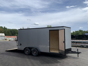 New 2025 Pace American 7X16 +2ft V-nose / Blackout Package/ 7' interior - 7000GVW