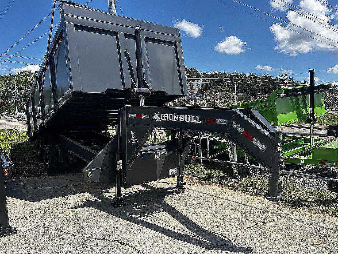 New 2026 Iron Bull DMG 20' 10K HYD JACK GN DUMP Dump Trailer