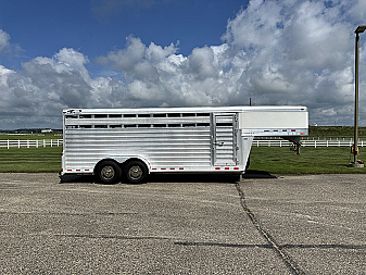 Used 2014 4-Star Trailers 20' GN Stock / Stock Combo Trailer