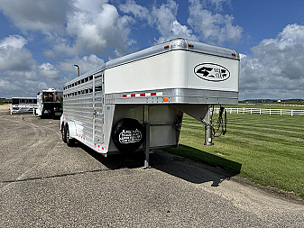 Used 2014 4-Star Trailers 20' GN Stock / Stock Combo Trailer