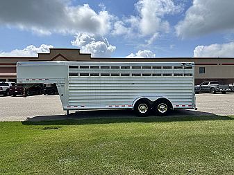 Used 2014 4-Star Trailers 20' GN Stock / Stock Combo Trailer