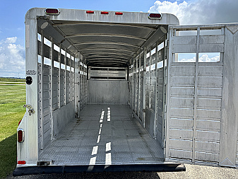 Used 2014 4-Star Trailers 20' GN Stock / Stock Combo Trailer