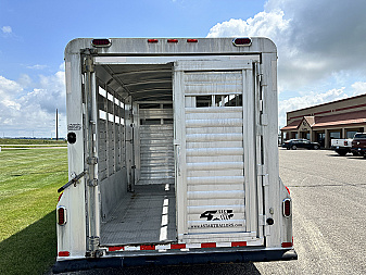 Used 2014 4-Star Trailers 20' GN Stock / Stock Combo Trailer