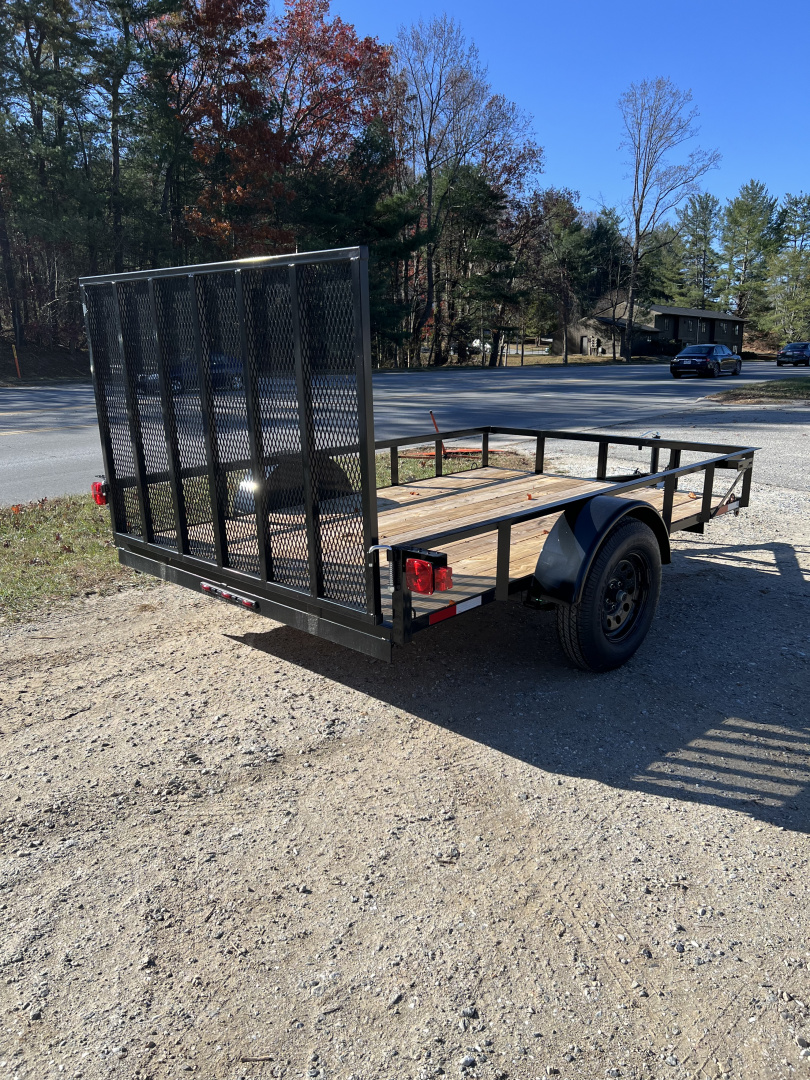 New 2026 Down 2 Earth Trailers DTE7610GE29 Utility Trailer, 76"X10 / 15" TIRES / 4' MESH GATE