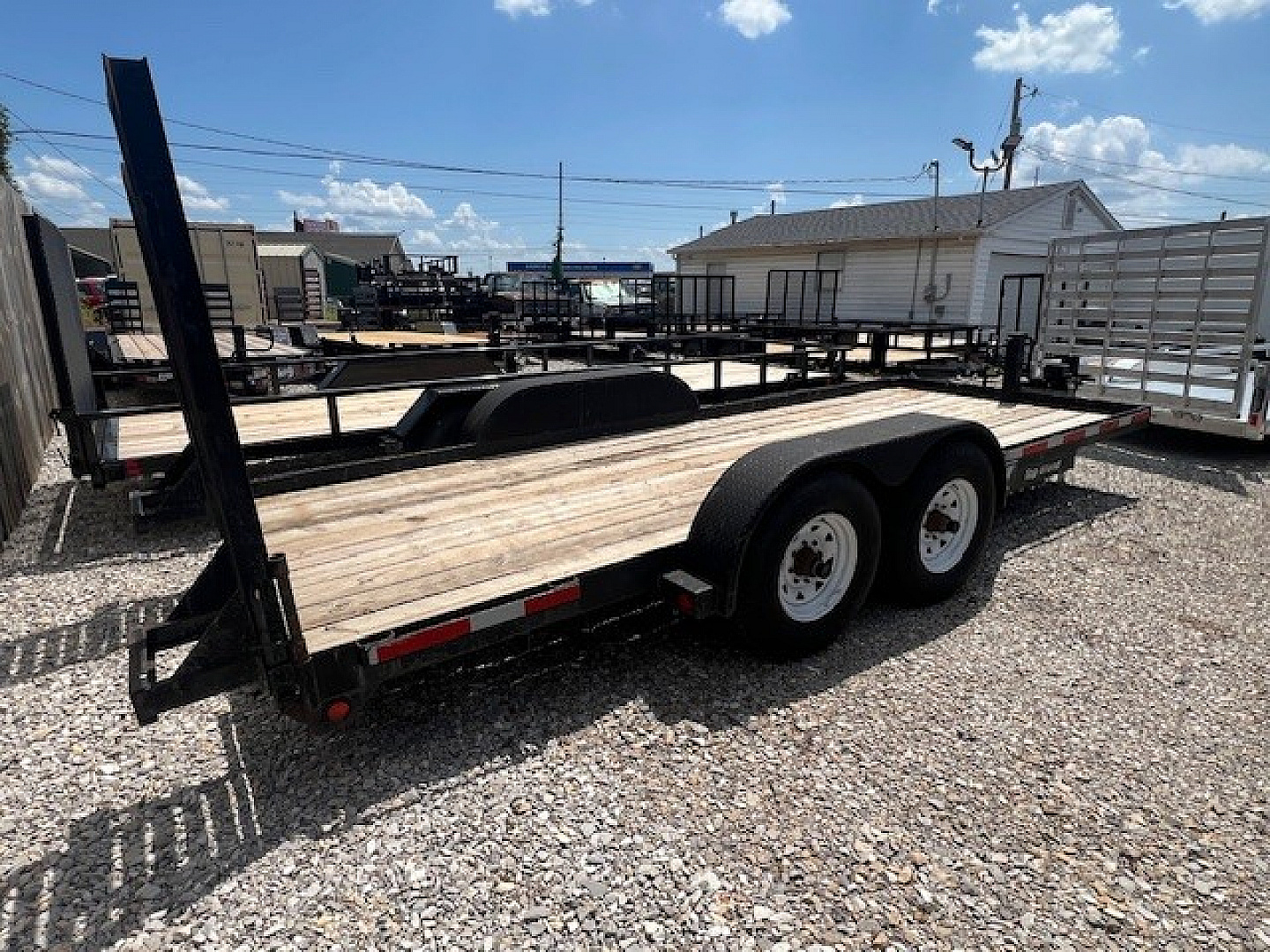 Used 2008 T & B 18' 14K Equipment Trailer