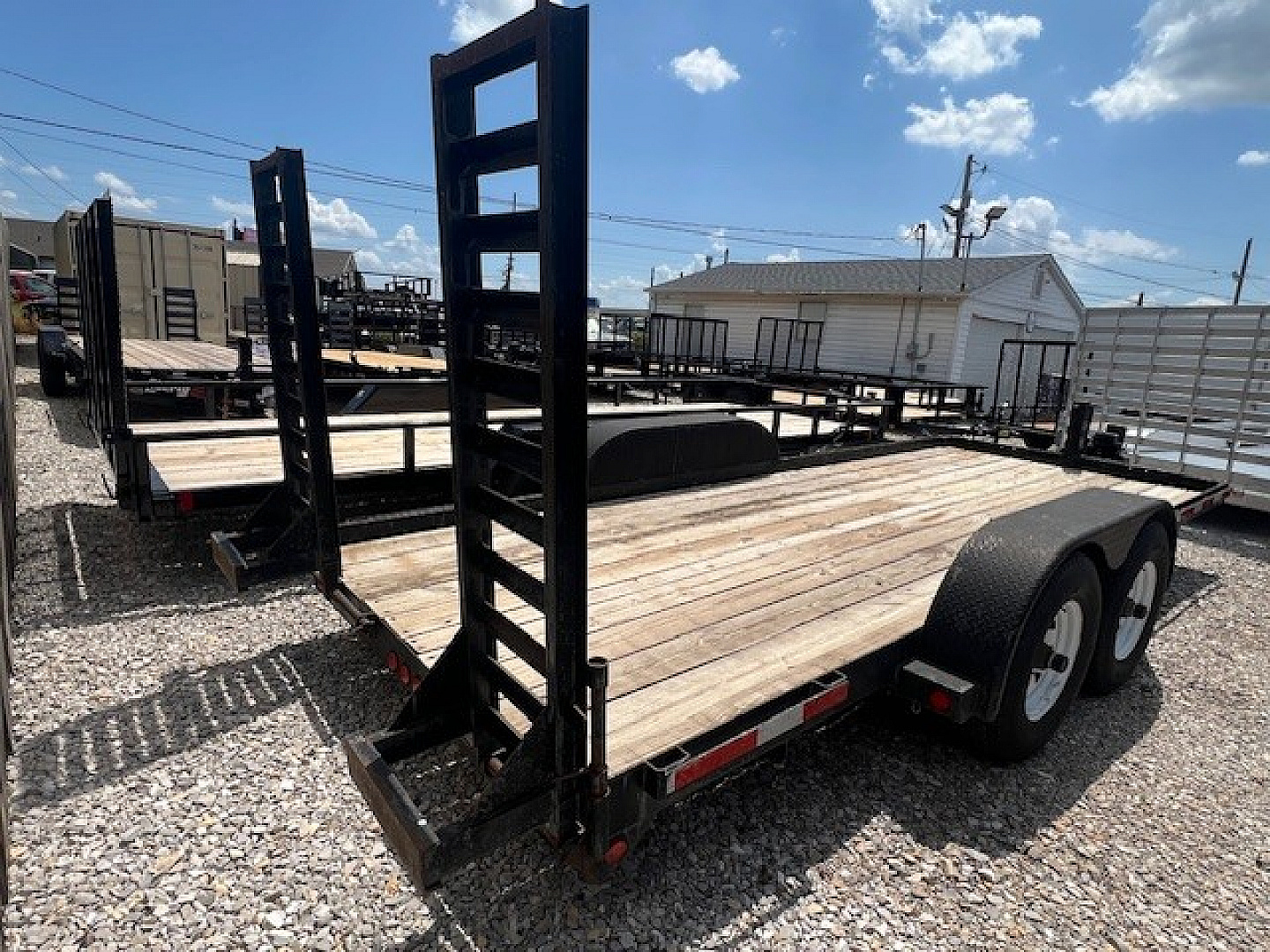 Used 2008 T & B 18' 14K Equipment Trailer
