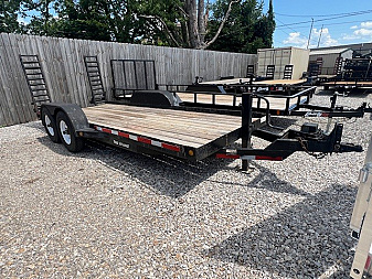 Used 2008 T & B 18' 14K Equipment Trailer