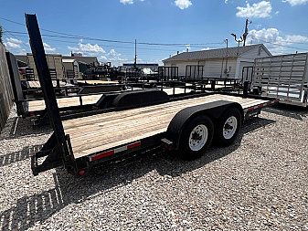 Used 2008 T & B 18' 14K Equipment Trailer