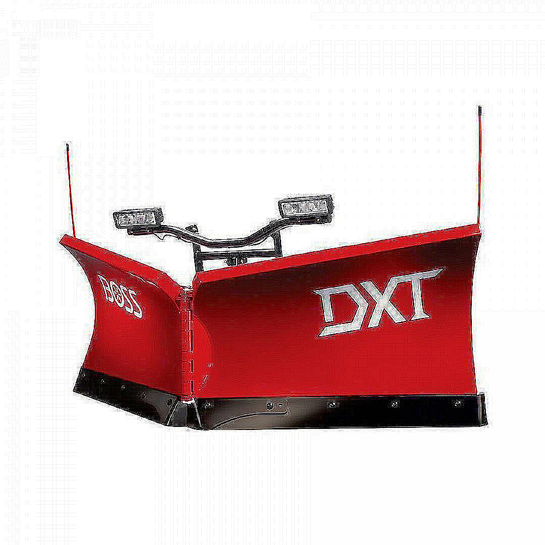 New BOSS Snowplow 8'2" Steel DXT V-Plow - Dual Trip Edge w/Cold Front Tech