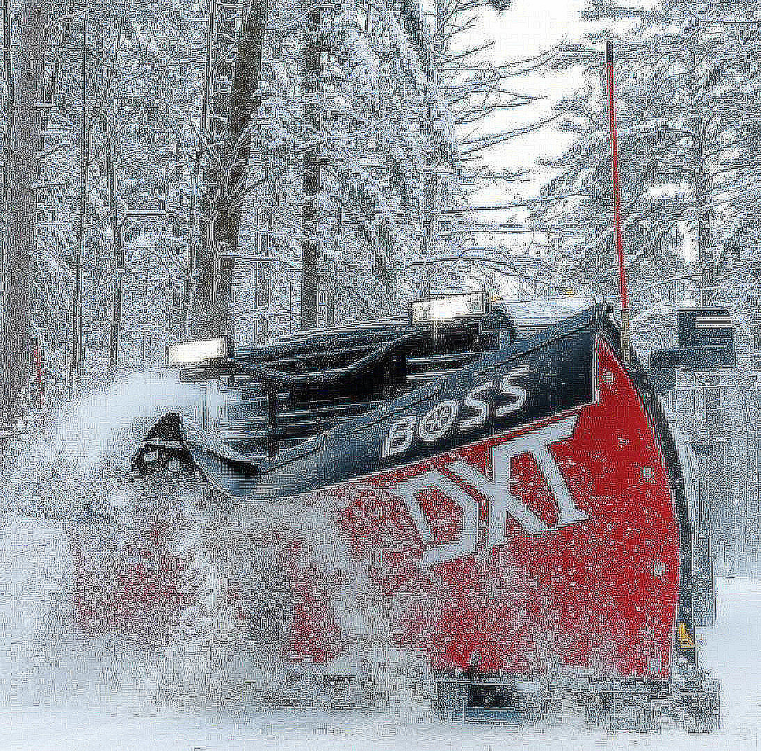 New BOSS Snowplow 8'2" Steel DXT V-Plow - Dual Trip Edge w/Cold Front Tech