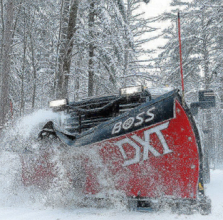 New BOSS Snowplow 8'2" Steel DXT V-Plow - Dual Trip Edge w/Cold Front Tech