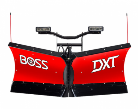 New BOSS Snowplow 8'2  Steel DXT V-Plow - Dual Trip Edge w/Cold Front Tech