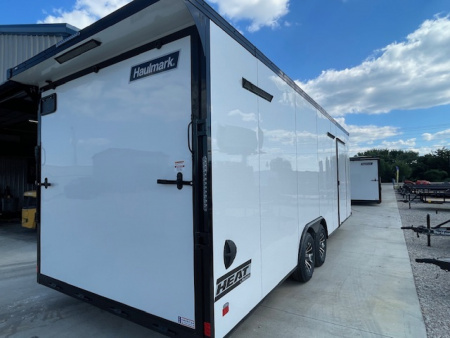New 2026 HAULMARK HEAT 8'6" X 24' TANDEM (2) 5200lb AXLE ENCLOSED RACE CAR HAULER