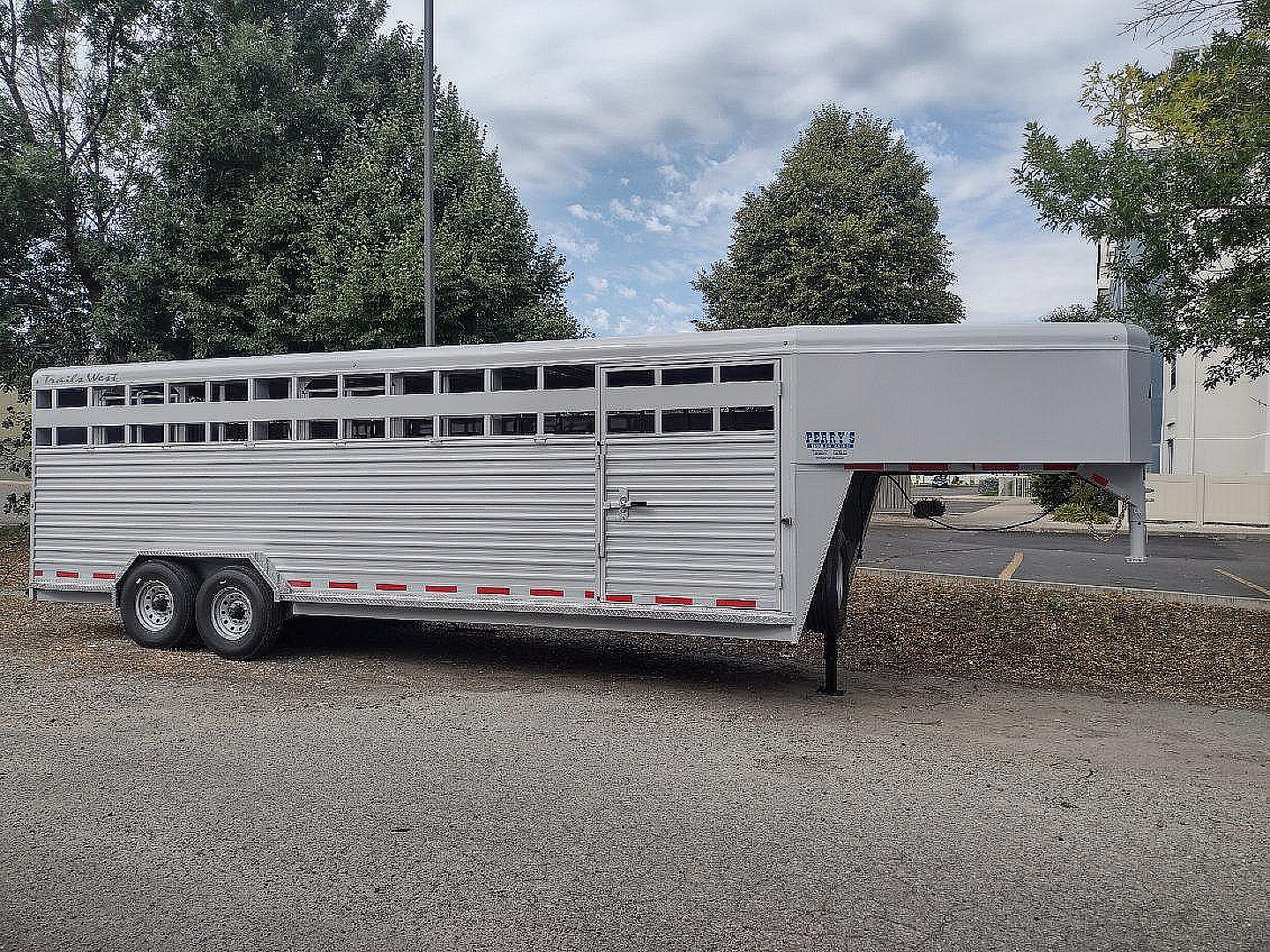 New 2026 Trails West Hotshot 24' Stock Trailer
