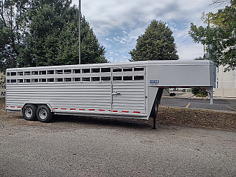 New 2026 Trails West Hotshot 24' Stock Trailer