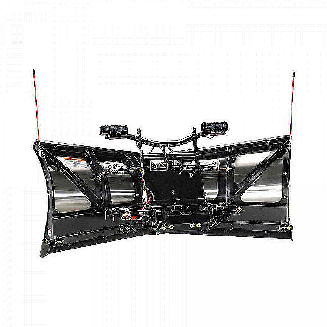 New BOSS Snowplow 8'2" Stainless Steel DXT V-Plow - Dual Trip Edge w/Cold Front Tech