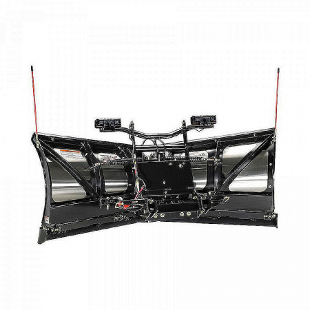 New BOSS Snowplow 8'2" Stainless Steel DXT V-Plow - Dual Trip Edge w/Cold Front Tech