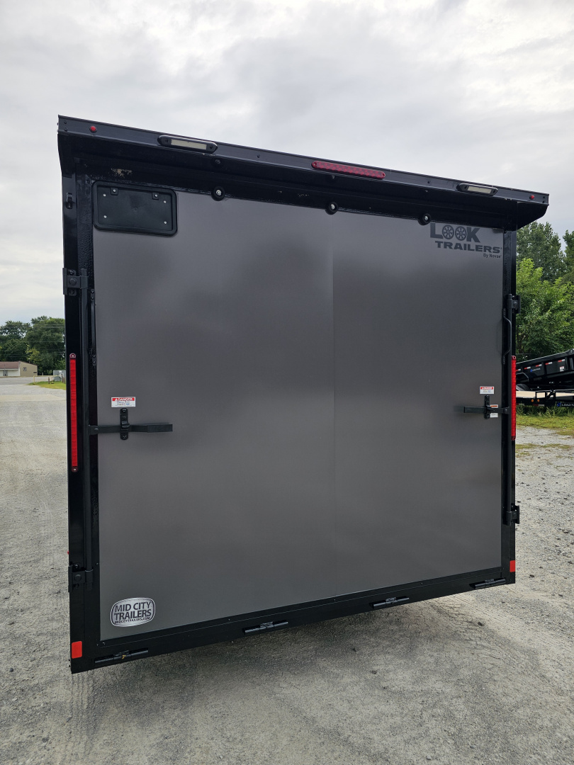 New 2026 Look Trailers 8.5X24 7' INSIDE BLACKOUT CAR HAULER SXS UTV ATV GOLF CART Cargo / Enclosed Trailer