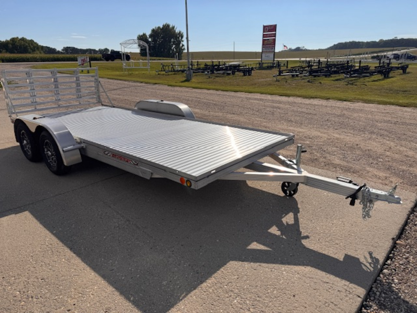 New 2026 78"x16' SLEDBED HEAVY-DUTY ALUMINUM TANDEM UTILITY TRAILER by JB LUND Utility Trailer **FREE TIEDOWN KIT**