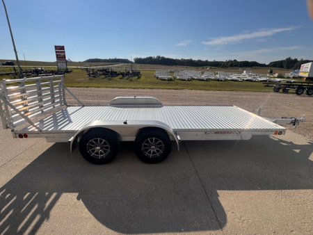 New 2026 78"x16' SLEDBED HEAVY-DUTY ALUMINUM TANDEM UTILITY TRAILER by JB LUND Utility Trailer **FREE TIEDOWN KIT**